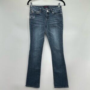 Blue Spice Rhinestone Embellished Bootcut Jeans Size 1 / 27